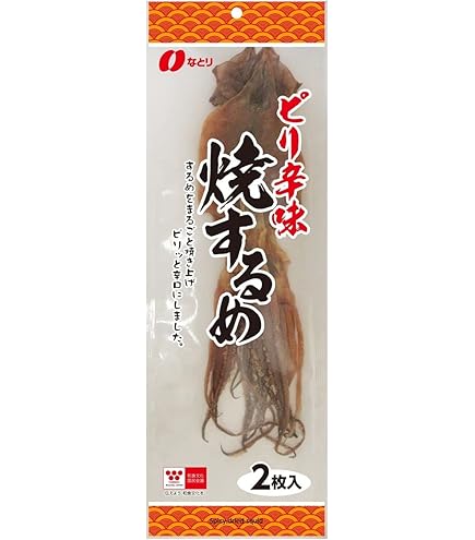 Amazon.co.jp: なとり ピリ辛味焼するめげそ 41g×5袋 : 食品・飲料・お酒